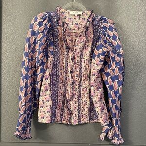 SEA NEW YORK • Bianca blouse - purple pink - size 4